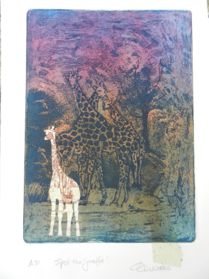 Giraffe herd