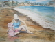 Skye and Matilda on the Beach, Terrigal, NSW